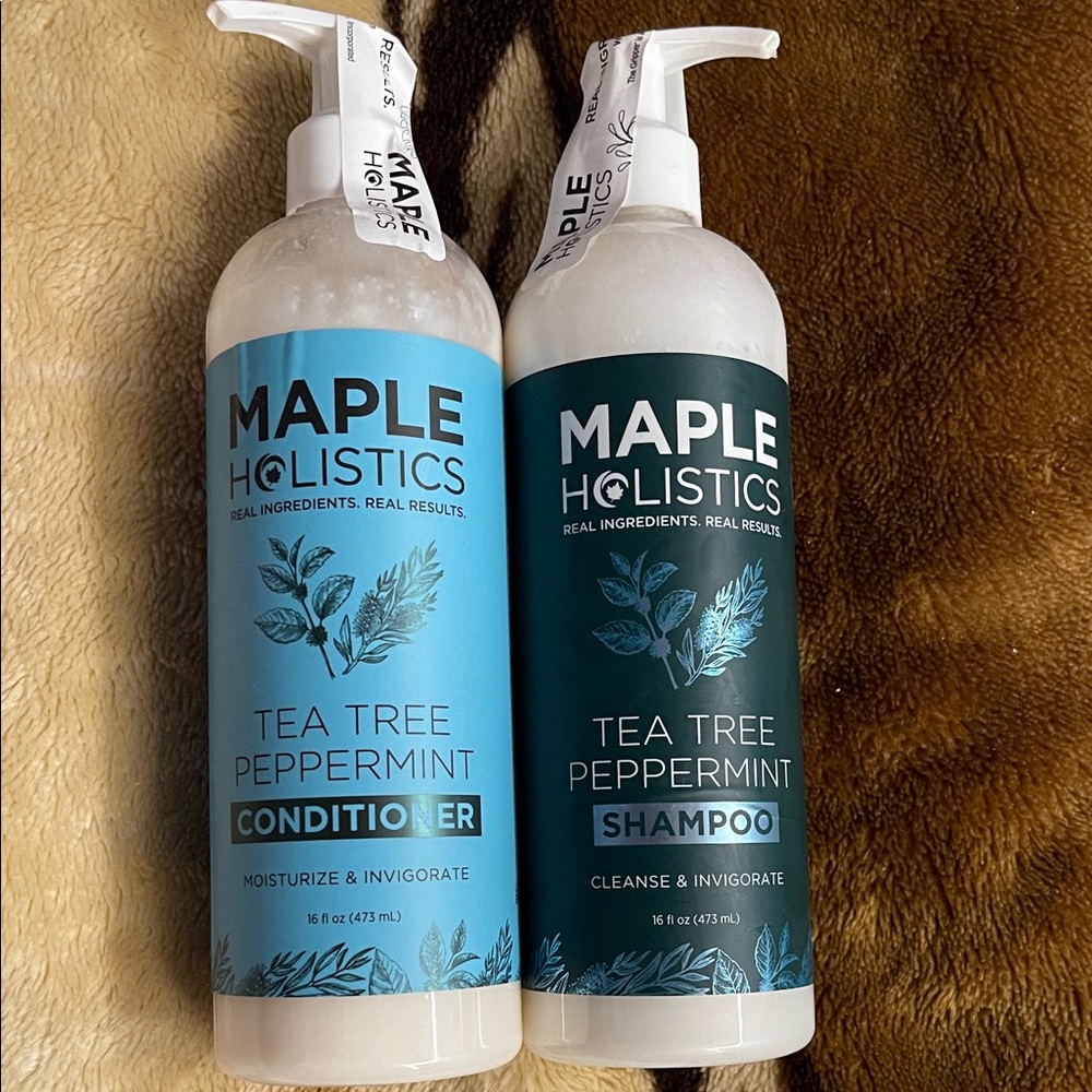 Tea Tree Peppermint Shampoo and Conditioner Set